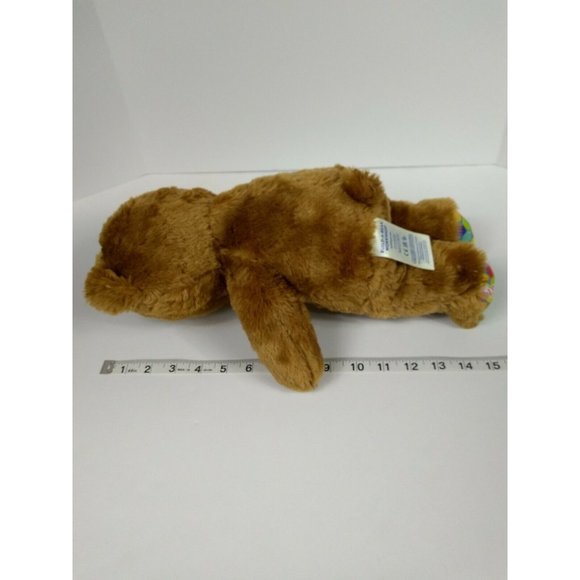 Brown Happy Birthday Build A Bear 16" Colored B-Day Balloons Soft Animal Plush - Picture 5 of 7